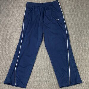 Vintage 90s Nike Tear Away Pants Men's XXL Blue Basketball Track Training